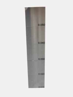 Calibration Block 0.010''-0.050'' 1018 Steel for Ultrasonic Thickness Gauge Tester