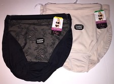 Olga Hi Cut Lace Light Shaping Tummy Toner Shapewear Brief Panties GT7961P