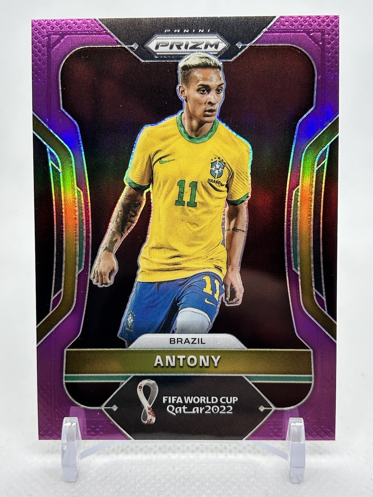 2022 Panini Prizm World Cup Qatar Antony Purple Prizm /199 🇧🇷