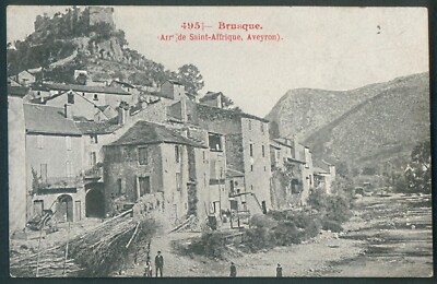 Cpa - BRUSQUE (12 Aveyron) - Arrondissement St. Afrika - geschrieben, 1908...