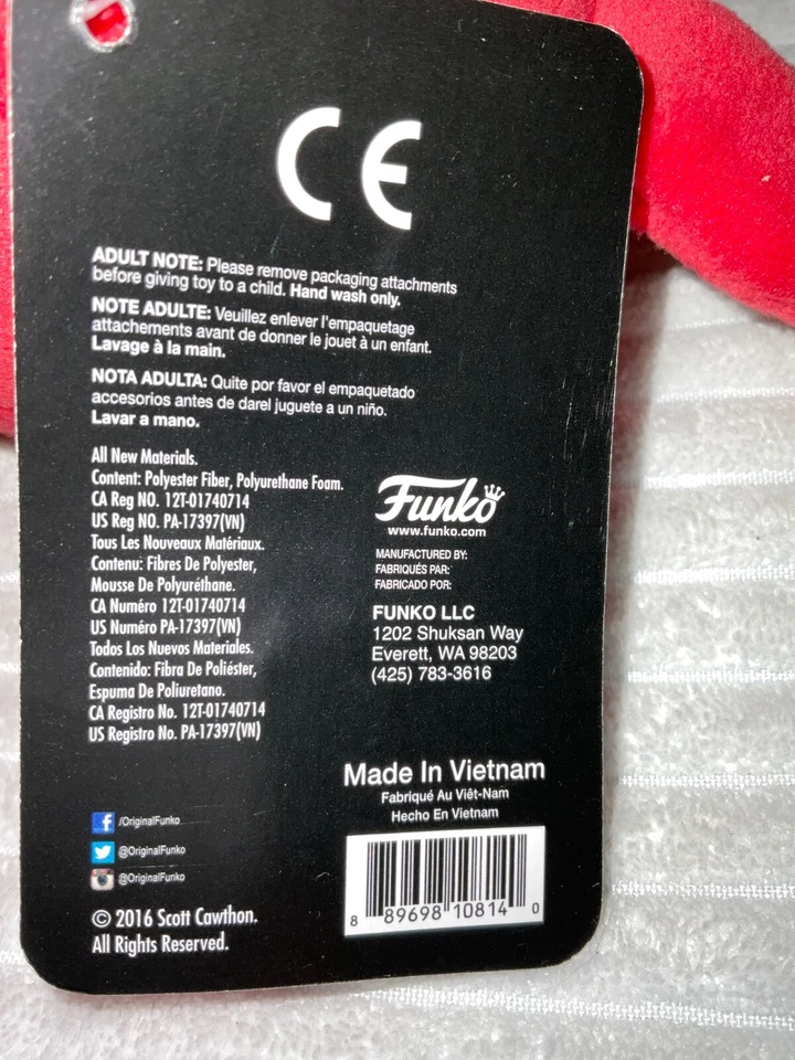 Lot of 3 Mymoji Funko FNAF Captain Foxy Head Five Nights at Freddy's Plush A16 - Image 4 of 4