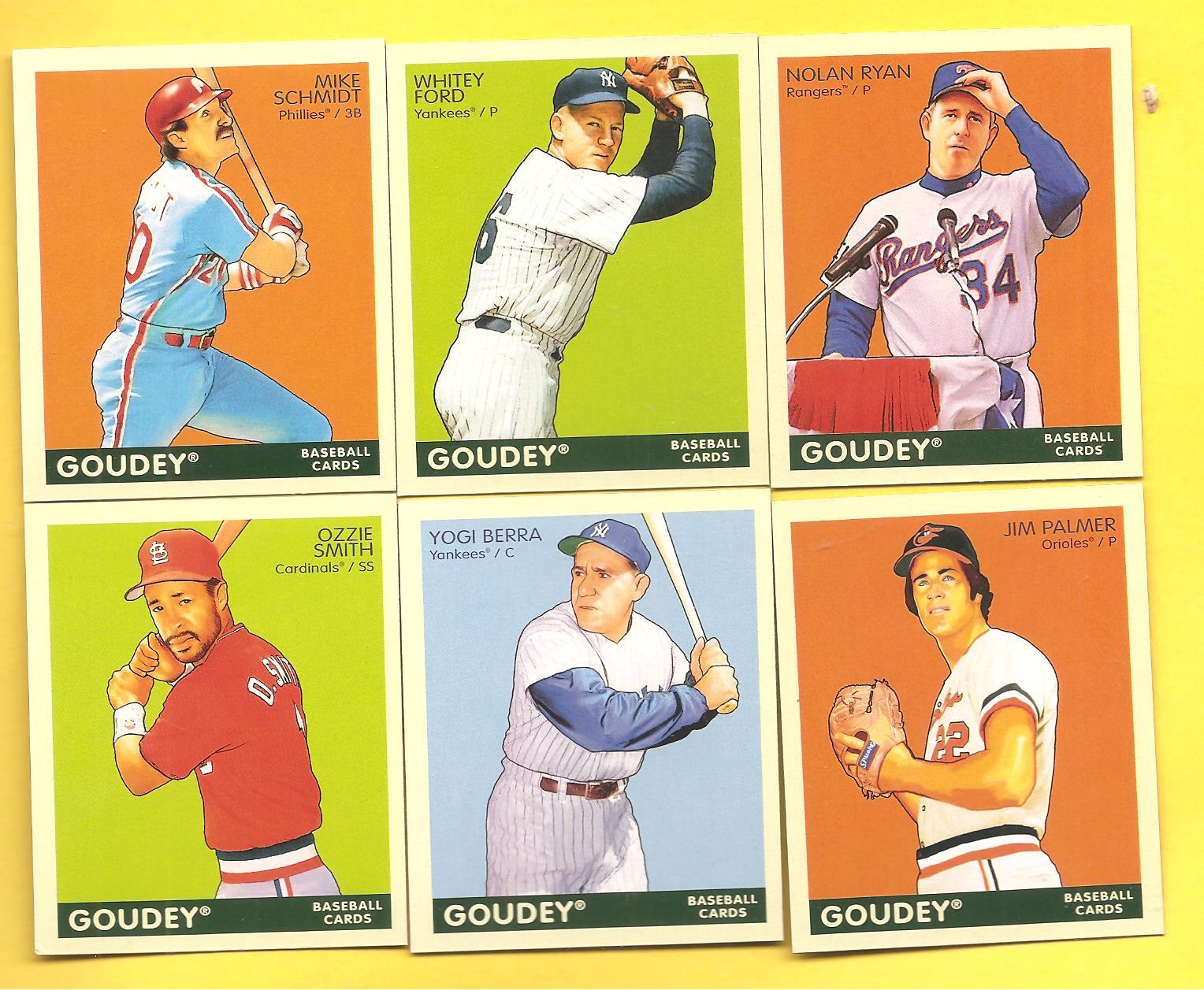 15 different 2009 Upperdeck Goudey Mini's sp's