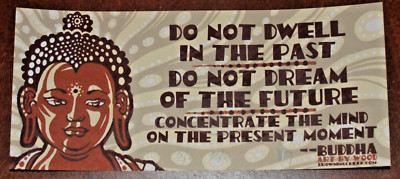 Buddha Enlightenment Inspirational Poster by Jeff Wood Art Print S/# from 2007