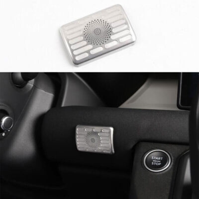 For Defender 110 2020-2022 Silver Titanium Central Control Microphone Cover Trim