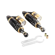 GZYF 11" 280mm Pair Rear Adjustable Air Shock Absorbers eye to eye 50-110cc f...