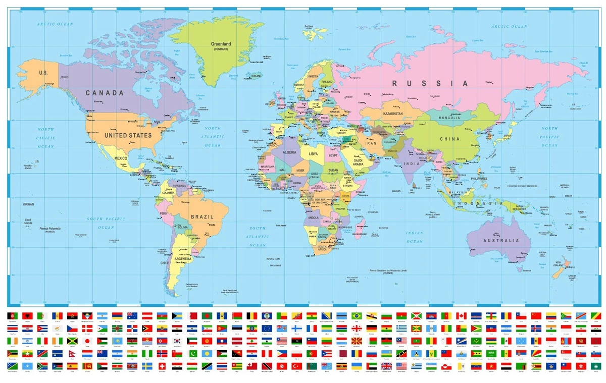 World Map High Quality