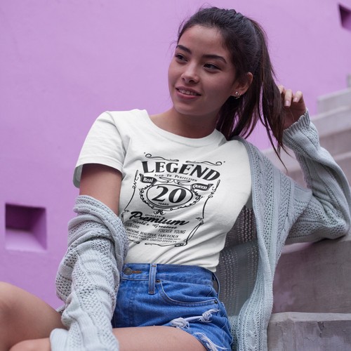 20. Geburtstag Geschenke für ihre Frauen 20 Jahre lustiges T-Shirt für ihren Geburtstag - Bild 8 von 15