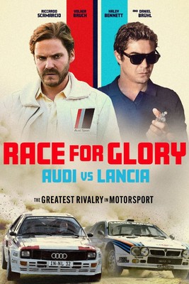 Race for Glory Audi vs Lancia (2024) V2 Film Poster Hochglanzpapier