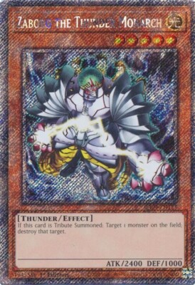 Zaborg the Thunder Monarch (RA04-EN125) - Platinum Secret Rare - 1st Edition