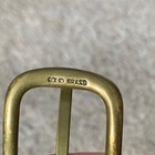 Old Navy Kids Genuine Leather Braided Brown Belt Vtg Boys Girls Sz S Small Brass — photo 8