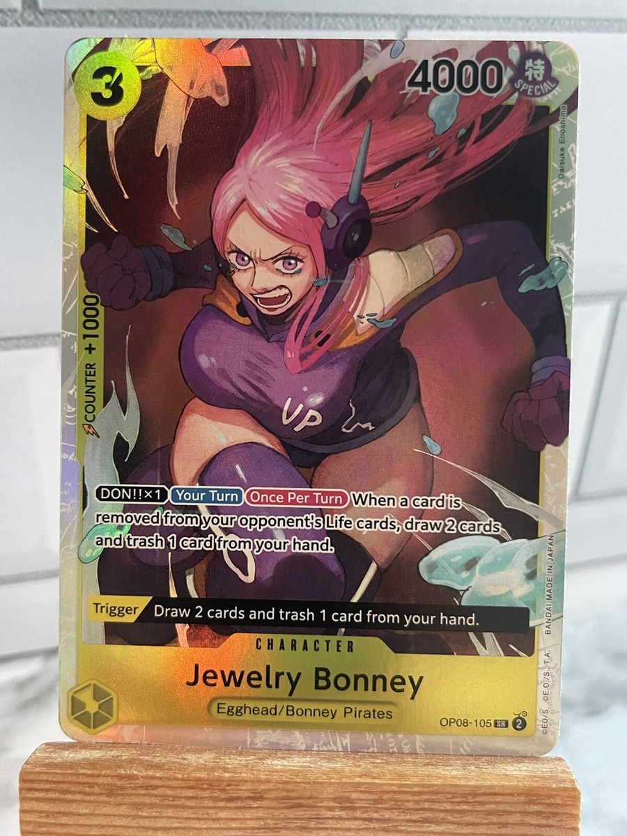 Jewelry Bonney OP08-105 (Super Rare) Two Legends ONE PIECE Jewelry Bonney OP08-105 (Super Rare) Two Legends ONE PIECE