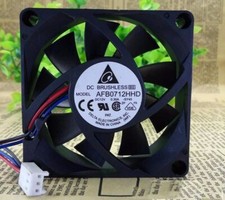 Delta 12v DC 0.30a 70x20mm 3-Wire Fan AFB0712HHD computer CPU cooling fan