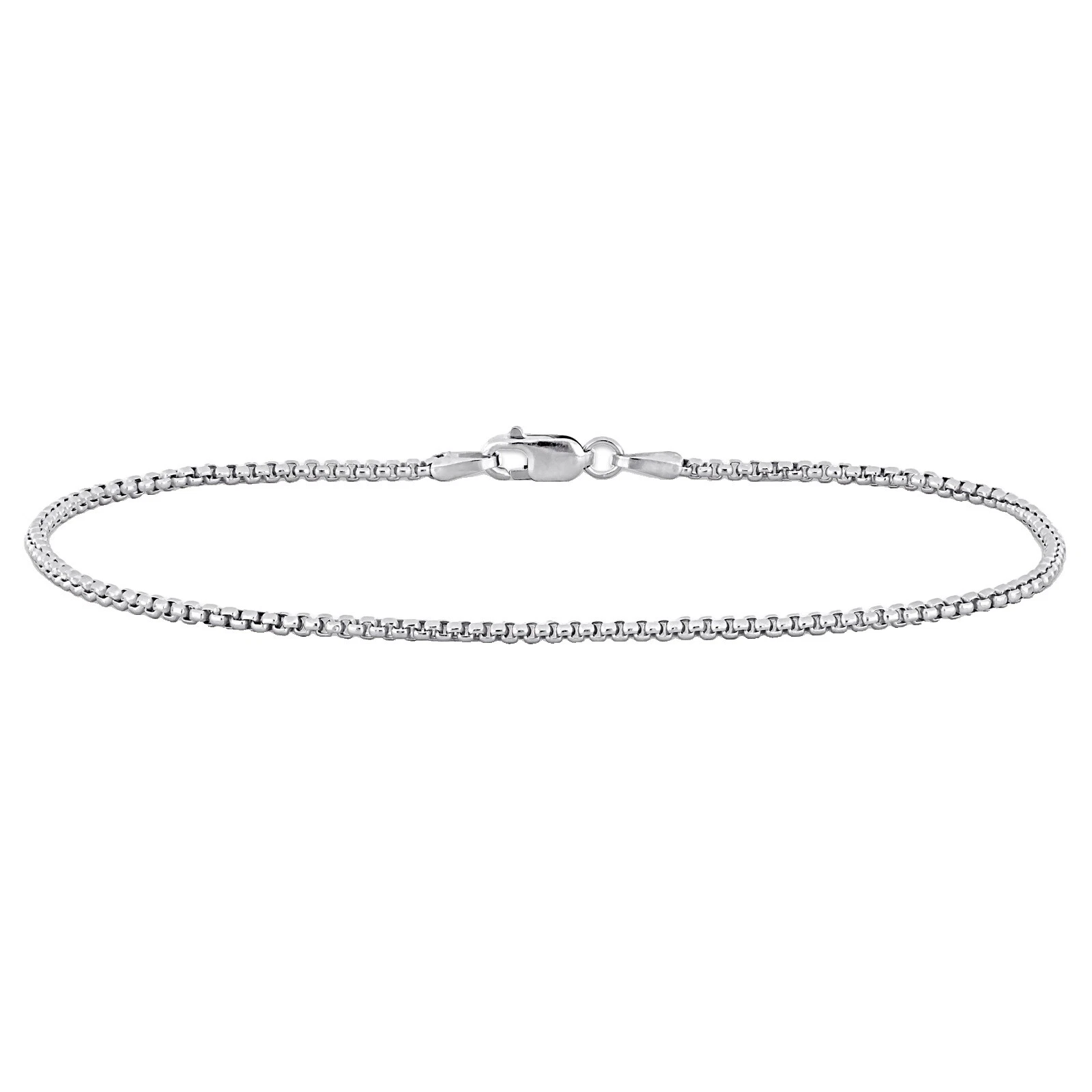 10k White Gold Fine Anklets