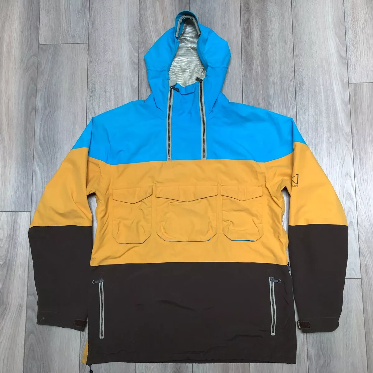 Burton AK 2L Jussi Anorak Gore-Tex Snowboarding Ski Pull-Over Size
