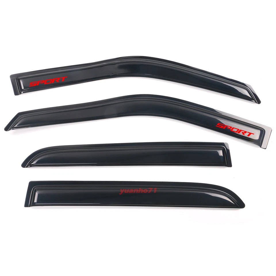 Fits 09-24 Ram 1500 10-25 Dodge Ram 2500 3500 Crew Cab & Mega Cab Window Visors Foto 4 de 4