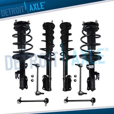 Front and Rear Struts Sway Bar Links Kit for 2002 2003 Toyota Camry Lexus ES300