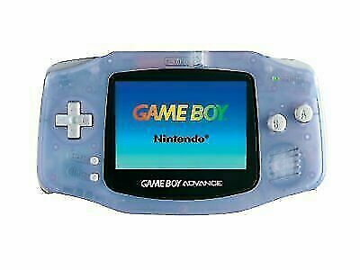 Nintendo Game Boy Advance Glacier Handheld System New Screen Installed! - Afbeelding 1 van 1