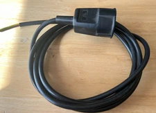 Pigtail Power Cord 2.5 meters long, Black CEE 7/7 "SCHUKO" (Europe) , 18AWG