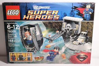 Lego 76009 Dc Universe Superman Black Zero Escape - 168 Pieces - New Sealed