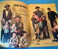 june 17 1961 TV Guide Western Stars  Sons Father's Day Bonanza Gunsmoke Outlaws