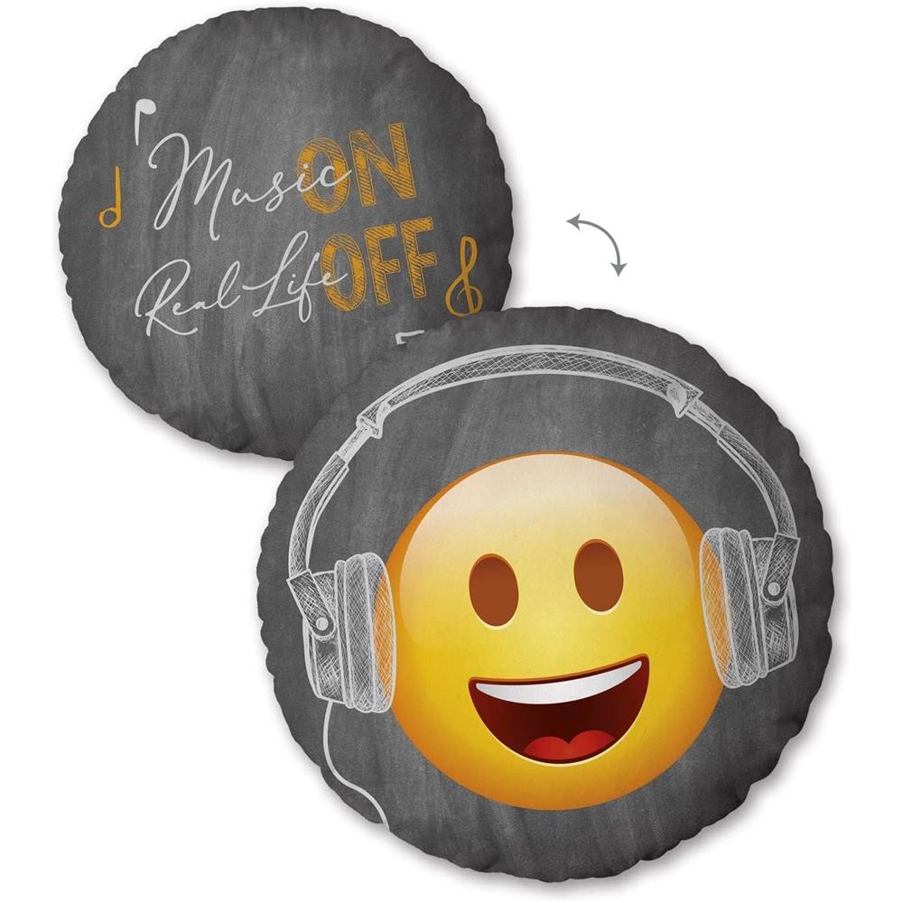 Пастуший смайлик Soft Velboa Rundkissen 40 см завещанный флаушигом Смайликом Sofakissen 3790₽