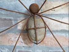 Spider Rusty Wall Decoration Garden eight legs eight eyes