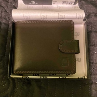 Prime Hide Washington RFID Blocking Brown Leather Wallet with coin Purse