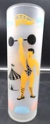 Vtg Libbey Frosted Collins Iced Tea Glass Circus Glass Strongman VGC HTF Rare