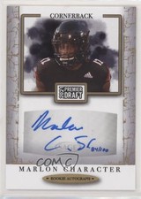 2021 Sage Premier Draft Auto Gold 84/100 Marlon Character #A36 Auto 0c6