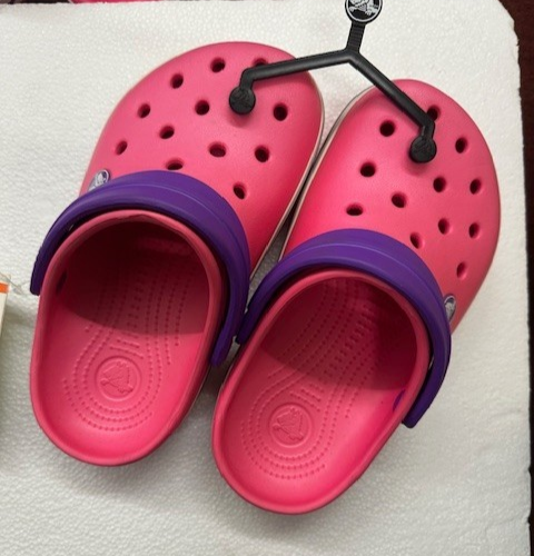 Sandali Sabot Crocs Bambino Classici Originali Nuovi Fluo Blu