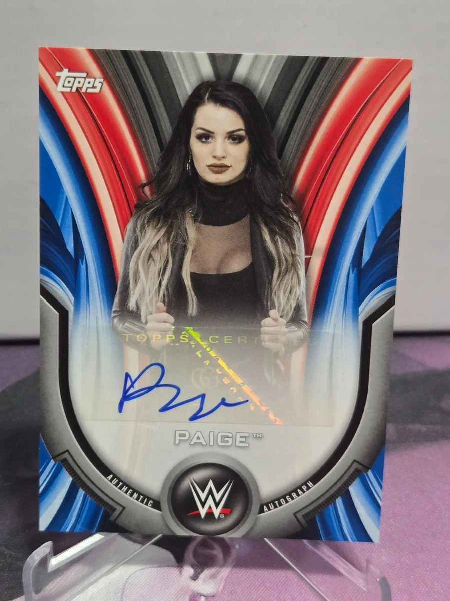 WWE PANINI PAIGE 25シリ　サイン　Tie-Dye　カード WWE PANINI PAIGE 25シリ サイン Tie-Dye カード Paige Trading Cards