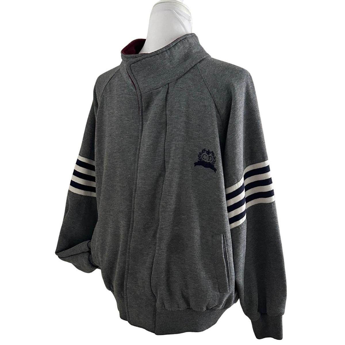 VTG Christian Dior Sportswear Varsity Style Zip Front Jacket