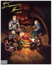 Damien Haas Signed 8x10 Photo Delicious in Dungeon Anime Autographed Zobie COA