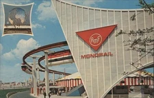 AMF Monorail,New York World's Fair 1964-1965,NY 1964 NY Worlds Fair Dexter