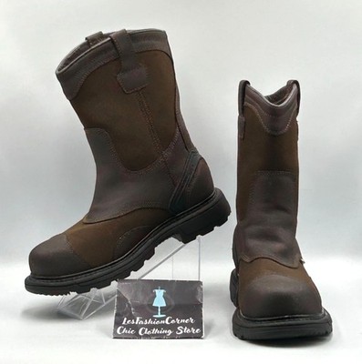 NWOT Weinbrenner Wood n  Stream Men's Brown Leather Oil Slip Resisting Sz 9M 306