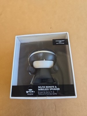 Xoopar Boy Mini Wireless Bluetooth Speaker Remote Selfie Taking Gray