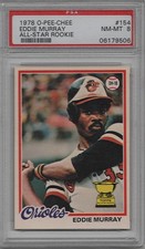 PSA 8 1978 O-Pee-Chee OPC #154 EDDIE MURRAY All-Star Rookie Rare Vintage Card