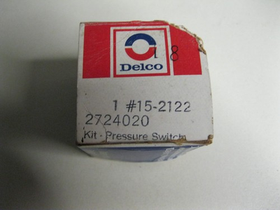 #ad #ad Delco 15 2122 GM # 2724020 Compressor Pressure Switch Kit For Many GM Models NOS $13.99