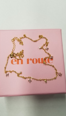En Route Elysee Necklace in Pink 15''+1.2''