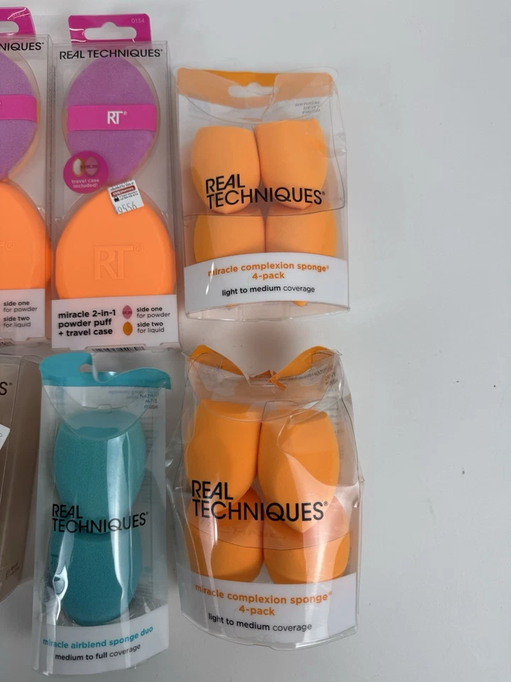 Lote de 8 artículos de esponja Real Techniques NUEVO Foto 3 de 4