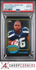 2015 TOPPS CHROME MINI 1976 TOPPS #76-TL TYLER LOCKETT RC POP 1 PSA 10