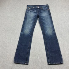 True Religion Jack Boys Jeans 8 Fits 26x26 Blue Denim Straight Leg Classic