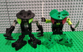 2002 Lego Bionicle BOHROK VA (8550-8555) set of 6 with Krana - Weapons - Poster