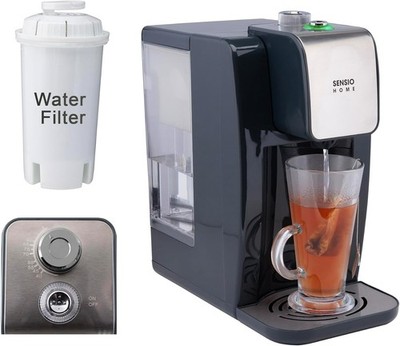 Sensio Home Instant Heißwasserspender mit Wasserfilter und Temp. Steuerung