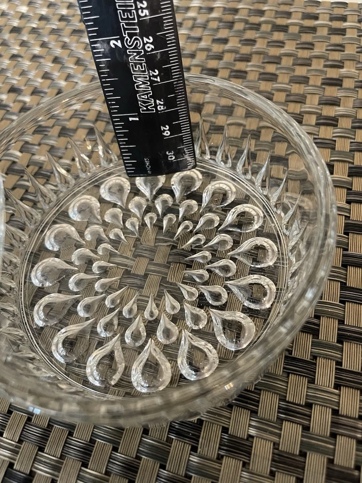 Cuenco redondo de plástico grabado caramelo joyero fiesta favor boda novia ducha  Foto 4 de 4