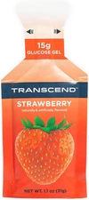 Transcend Foods Strawberry Gel (1.1 oz, 1.1 Fl Oz (Pack of 10),