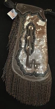 Custom Made Leather Chinks/Hair On Cowhide Acid Wash Chaps/Made In USA