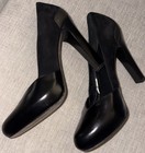 Fendi Leather Suede Metal Accent Pumps 36.5 EUC — photo 9