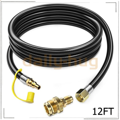 #ad 12 FT Propane Quick Connect Hose for RV to Gas Grill 1 4#x27;#x27; Male 3 8#x27;#x27; Female $16.89
