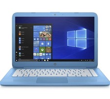 HP Stream 14" Laptop Intel 4GB RAM 32GB SSD Blue 14-cb011wm Windows 10